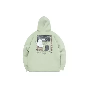 Li Ning Badfive Свободный пуловер с капюшоном Мужские толстовки Desert-Green AWDR087-1 S