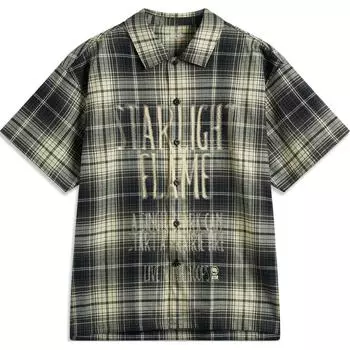 Li Ning Badfive Удобная повседневная рубашка-поло с буквенным принтом Свободная мужская рубашка Черный Серый Бежевый ASHU557-2 XL