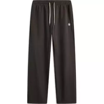 Li Ning Badfive удобные свободные универсальные трикотажные спортивные брюки мужские низ черный шоколад AKLV011-4 M