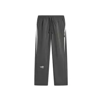 Li-Ning Badfive Water-Resistant Loose Straight-Leg Sports Pants Men bottoms Dark-Gray AYKU067-5 S