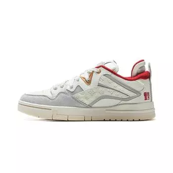 Li Ning Bao Xiang Street Fashion универсальные толстые подошвы, увеличивающие высоту, нескользящие, амортизирующие, износостойкие, с низким верхом, для скейтбординга AEPV019-3 39
