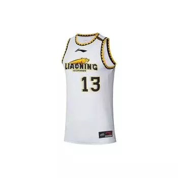 Li-Ning Баскетбольная майка CBA Alliance Edition сезона 2021-2022 гг. Liaoning Team Guo Ailun No. 13 Home Мужские топы белые AAYR641-1 XXL