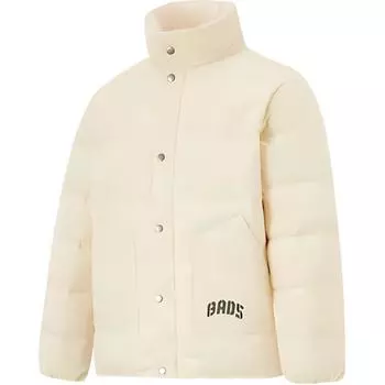 Li Ning Баскетбольная Серия Анти-Пять Серия Спортивный Повседневный Простой Однотонный Воротник-стойка Молния Свободная Пуховая Куртка Мужская Верхняя Одежда AYMU349-3 M