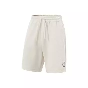 Li-Ning Баскетбольная серия Письмо Средняя посадка Дышащие На шнуровке Универсальные Шорты-пятиточки Повседневные Мужские шорты Цветочный-Серый Плиточный-Серый AKSV023-2 M