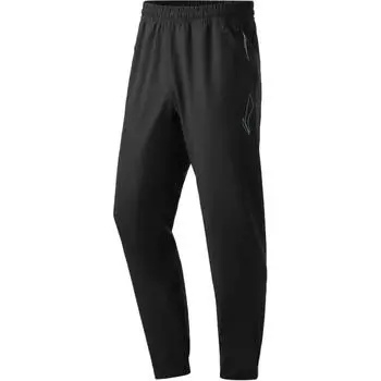 Li Ning Баскетбольная серия Повседневные простые спортивные длинные брюки с манжетами Мужские брюки Черный AYKR139-1 M