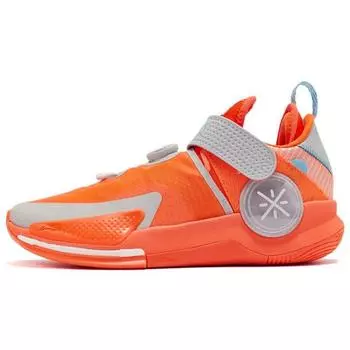 Li-Ning Баскетбольные кроссовки Breakthrough 7 V2 Low флуоресцентные оранжевые мужские баскетбольные кроссовки ABPR047-13 40