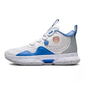 Li-Ning Баскетбольные кроссовки Cloud Lightweight Rebound Low-Top Детские кроссовки Standard-White YKBS040-9 37
