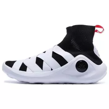Li-Ning Баскетбольные кроссовки Wade Way Wisdom X Lightweight High-Top мужские кроссовки белые черные AGWN057-1 40