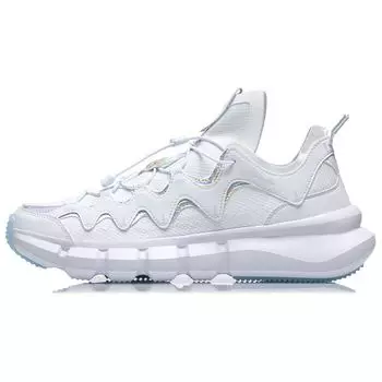 Li-Ning Баскетбольные кроссовки Wudao 2.3 Lite из искусственной кожи с круглым носком, амортизирующие, нескользящие, износостойкие, легкие, с низким верхом, в стиле ретро AGBR051-2 39