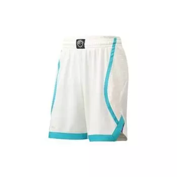 Li-Ning Баскетбольные шорты для соревнований, быстросохнущие, дышащие, мужские, белые AAPR003-2 L