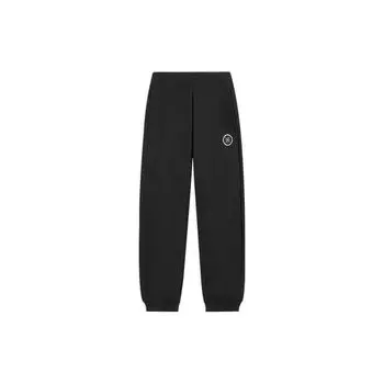 Li-Ning Баскетбольные штаны-джоггеры Wade Series, однотонные, свободные, дышащие, мужские, черные, AKLTB45-1 S