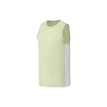 Li-Ning Баскетбольный жилет Wade Series Color Block с микро-логотипом, мужские топы, зеленый AAYS041-8 L