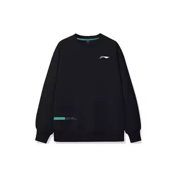 Li Ning Беговая кофта дышащая удобная толстовка с капюшоном Мужские толстовки черные AWDUA85-1 S