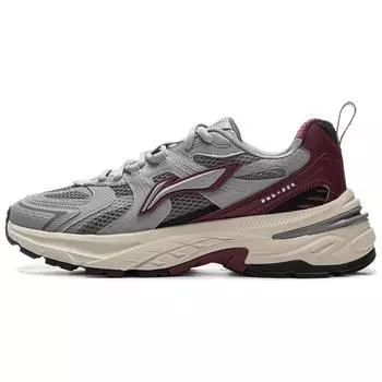 Li Ning Beichen 2K Y2K Millennium Style Удобные универсальные ретро толстые подошвы, увеличивающие рост, нескользящие, износостойкие, низкие туфли для пап AGCU323-2 39