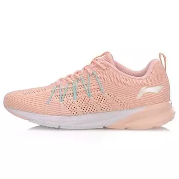 Li-Ning Бесшовные дышащие кроссовки с низким верхом женские кроссовки соляно-розовые ARHP156-4 35