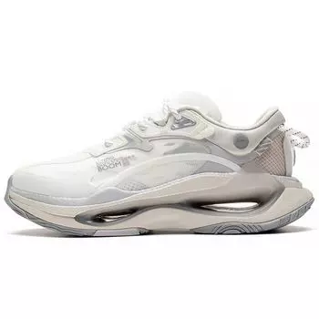 Li Ning Beyond Fabric TPU Leather Reflective Trend Shock Absorbing Slip Resistance Durable Lightweight Rebound Low Top Sports Casual Shoes AZGS085-2 40