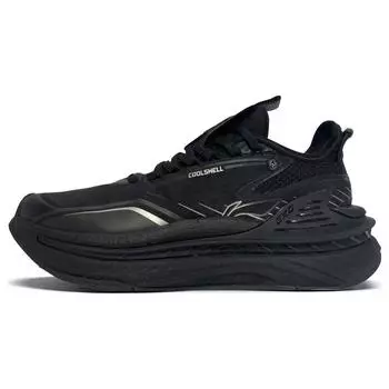 Li-Ning Beyond Trend Легкие амортизирующие низкие спортивные повседневные туфли мужские кроссовки черные AGLS015-2 41
