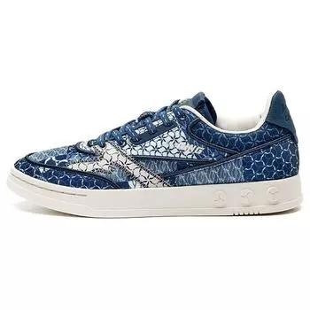 Li Ning Blue Series модные повседневные нескользящие амортизирующие износостойкие легкие низкие кроссовки для скейтбординга женские кроссовки Strait-Blue ALFR088-1 36