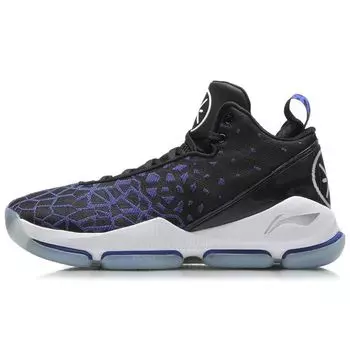 Li-Ning Breakthrough 3 Удобные универсальные нескользящие легкие баскетбольные кроссовки средней высоты Мужские кроссовки Dream-Blue ABAM025-3 40