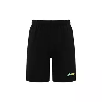 Li-Ning Breathable Moisture-Wicking Quick-Dry Straight-Leg Sports Shorts Men shorts Black AAPT061-1 S