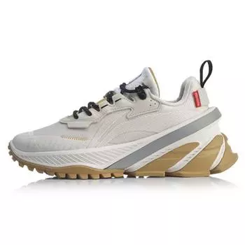 Li-Ning Bull облачно белые мужские кроссовки Gum ARHQ055-2