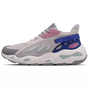 Li Ning Butterfly Удобные универсальные низкие туфли для папы Женские кроссовки Серые Розовые Синие AGLN072-13 35