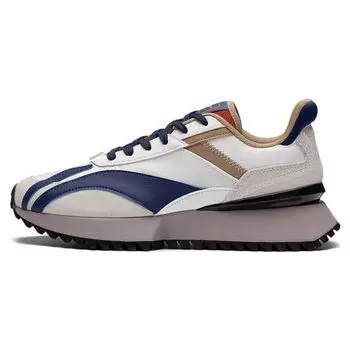 Li Ning Cargo нескользящие износостойкие низкие спортивные повседневные туфли мужские кроссовки темно-синие AGCS261-3 44