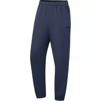 Li-Ning Casual Loose Fit Breathable Knitted Sports Pants Men bottoms Cool-Black AKLUA59-2 L