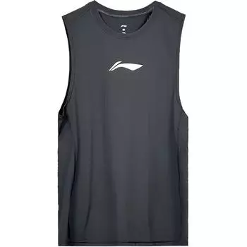 Li-Ning Casual Simple Round Neck Pullover Fashion Versatile Vest Men vest AUDV035-1 L