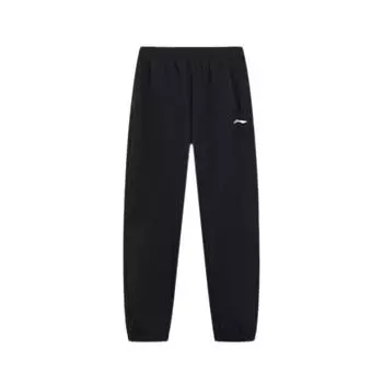 Li-Ning Casual Straight Leg Mid Rise Knitted Sports Pants Unisex pants Black AYKT529#W S
