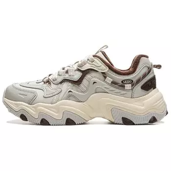 Li-Ning Cat Paw Lite 2 Удобная Универсальная Износостойкая Нескользящая Низкие Повседневные Кроссовки Женские кроссовки Wind-Bell-Gray AGCU176-11 37