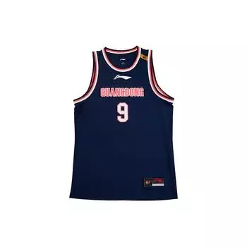 Li-Ning CBA Alliance Edition Alphabet SW Fan Version Сезон 2021-2022 гг. Команда Гуандуна И Цзяньлянь Нет. Баскетбольная майка унисекс 9 Away AAYR445-2 M