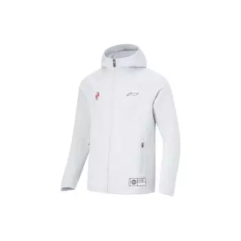 Li-Ning CBA Professional Basketball Series Logo Print Теплый свободный кардиган с капюшоном унисекс-топы Chuan-Lime AWDT893-4 L