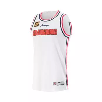 Li Ning CBA Series 24-25 Season Guangdong Hongyuan Fan Edition Brand Logo Casual Letter Sports Comfort Cool Quick-Dry Basketball Jersey AAYU471-1 M