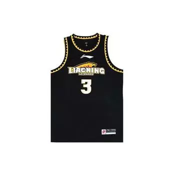 Li Ning CBA Series без рукавов, версия 2022-23, сезон Ляонин Бэньси, команда Чжао Цзивэй 3, баскетбольная майка унисекс, черная AAYS533-2 L