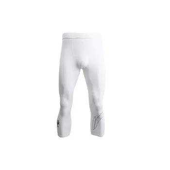 Li Ning Cba Series обтягивающие тренировочные брюки три четверти для фитнеса мужские низы белые AUQR011-2 L