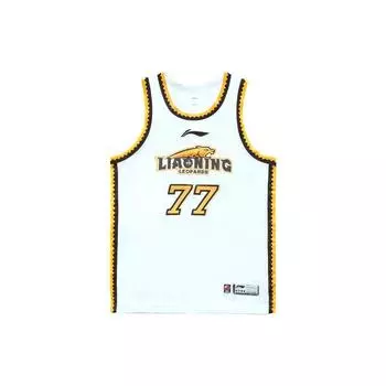 Li-Ning CBA Series Professional Basketball Quick-Dry Cool Jersey Мужские топы Белые AAYTB85-1 L