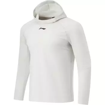 Li Ning CBA Series Professional Basketball Solid Color Hooded Comfortable Airwear Hoodie Men Hoodies Light-Serye AAEU003-3 M