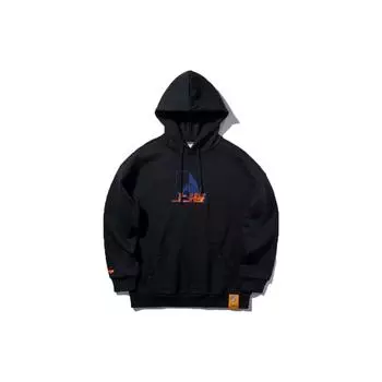 Li Ning CBA Series пуловер с длинным рукавом толстовка мужская толстовка черный AWDQ159-2 S