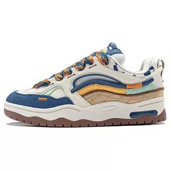 Li Ning CF Comfort Breathable Shock Absorbing Durable Low Top Casual Shoes Men Casual Shoes Off White AGCT329-4 43