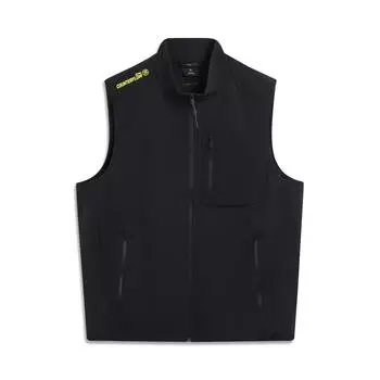 Li Ning CF Comfort Простой жилет с молнией, воротником-стойкой и свободной посадкой, унисекс, жилеты AMDV109-1 XXL