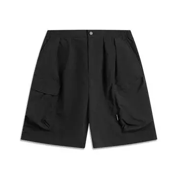 Li Ning CF Comfort Простые Универсальные Свободные Шорты-Пятиточки Повседневные Женские шорты Черный AKSV572-4 S