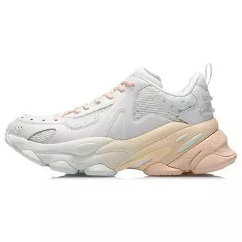 Li Ning CF Fabric Synthetic Leather Mesh Модные повседневные амортизирующие нескользящие износостойкие дышащие легкие низкие спортивные туфли AGLR068-2 39