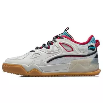 Li Ning CF Flash Star удобные ретро легкие низкие кроссовки для скейтбординга мужские кроссовки для скейтбординга серые белые черные AGCR289-1 43