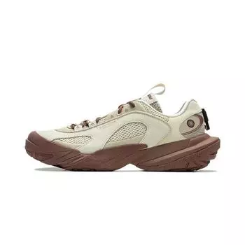 Li Ning CF Hiking EDC Classic Versatile Outdoor Non-Slip Wear-Stick-High-Up-Wholesale Unisex Hiking Shoes Green Brown AHCU017-4 41