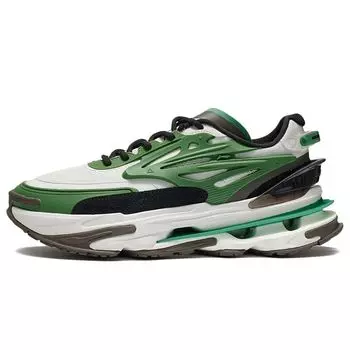 Li Ning CF Hiking Version 2 замшевая ткань кожа ретро противоскользящие прочные легкие низкие повседневные туфли мужские кроссовки белые зеленые AGLR285-5 45