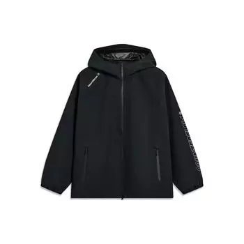 Li Ning CF многофункциональная защитная ветровка куртка мужская куртка черная AFDT821-1 M