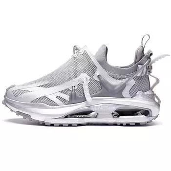 Li Ning CF Mountain 2.0 Dream Chaser Theme Низкие спортивные повседневные туфли унисекс кроссовки серебристые AGLS143-3 46