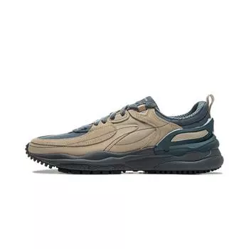Li Ning CF Origin V4 Sports Удобные износостойкие дышащие низкие повседневные туфли мужские кроссовки коричневые зеленые AGLU283-1 45