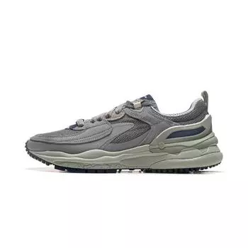 Li Ning CF Origin V4 Sports Удобные износостойкие дышащие низкие повседневные туфли мужские кроссовки серые AGLU283-2 46